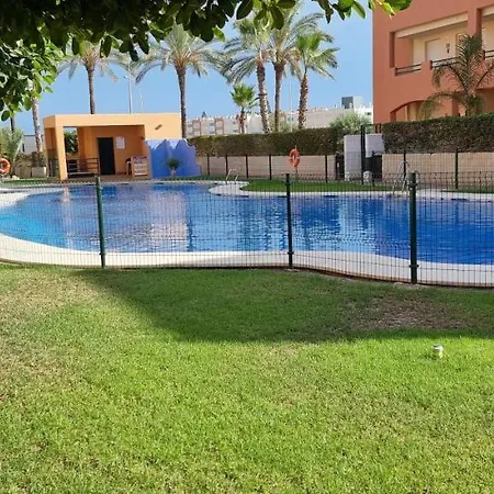 Апартаменты Homes Of Spain, Paraiso De Playa, Ed Tahiti, Bajo G A Pie De La Playa, Vistas Piscina Вера